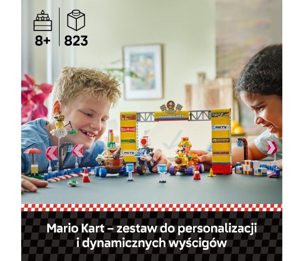 LEGO Super Mario 72036 Zestaw Baby Peach i Grand Prix - 1284254 - zdjęcie 4